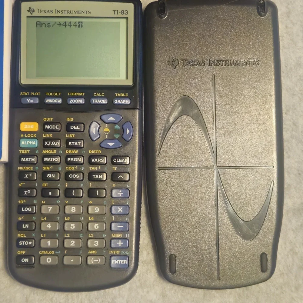 TEXAS INSTRUMENTS TI 82 TI 83 Graphing Calculators‎ Lot Manuals Tested Works